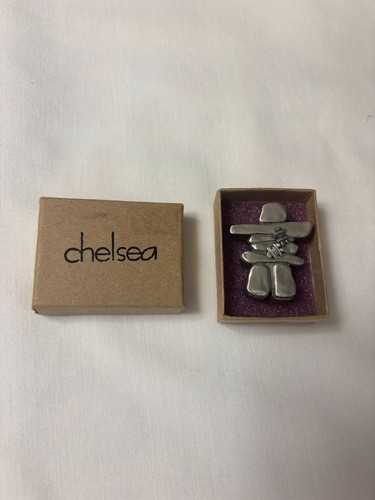Inukshuk pewter necklace and - necklace,